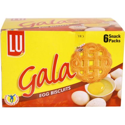 Lu Gala Egg Biscuits (6 Half Roll Box)