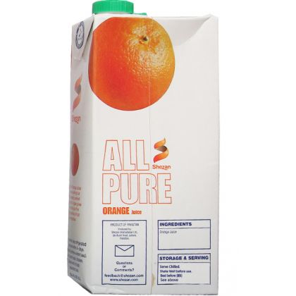 Shezan All Pure Orange Juice (1ltr)
