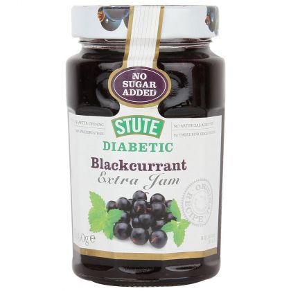 Stute Diabetic Blackcurrant Extra  Jam (430gm)