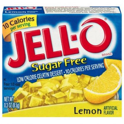Kraft Jello Lemon Sugar Free