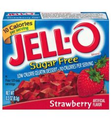 Kraft Jello Strawberry Sugar Free