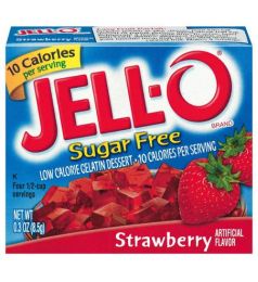 Kraft Jello Strawberry Sugar Free
