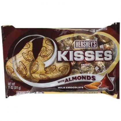 Hershey s Kisses Milk Choclate With Almond (311gm)