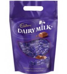 Cadbury Dairy Milk Chocolate Bars (176gm pouch)