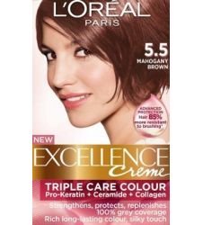 Loreal Excellence Creme 5.5 Mahogany Brown