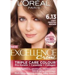 Loreal Excellence Creme 6.13 Light Frosted Brown