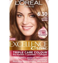 Loreal Excellence Creme 6.30 Light Golden Brown