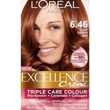 Loreal Excellence Creme 6.46 Light Copper Red