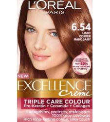 Loreal Excellence Creme 6.54 Light Copper Mahogany