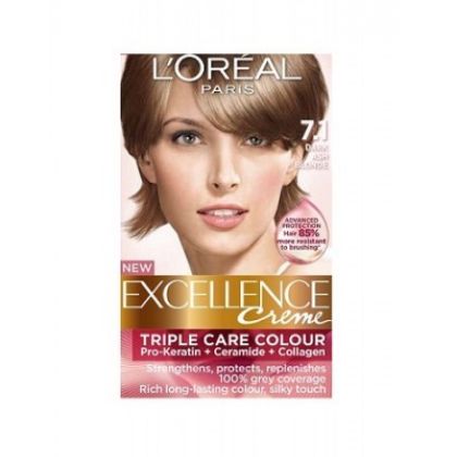 Loreal Excellence Creme 7.1 Dark Ash Blonde