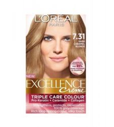 Loreal Excellence Creme 7.31 Dark Caramel Blonde