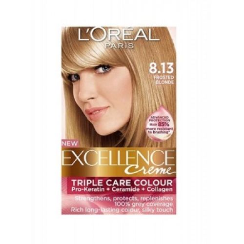 Loreal Excellence Creme 8 13 Frosted Blonde Hair Color Dye