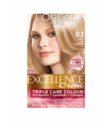 Loreal Excellence Creme 9.1 Light Ash Blonde