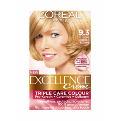 Loreal Excellence Creme 9.3 Light Golden Blonde