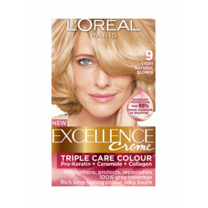 Loreal Excellence Creme 9 Light Natural Blonde