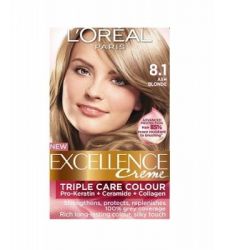Loreal Paris Excellence Creme 8.1 Ash Blonde