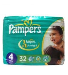 Pampers Jumbo Pack Diapers 4 Maxi 7-18 Kg (32Pcs)