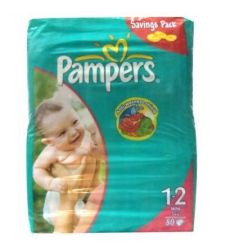 Pampers Mega Pack Diapers 1-2 Mini 3-6 Kg (80Pcs)