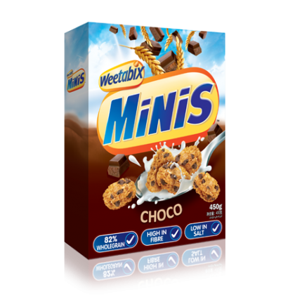 Weetabix Minis Crunch Chocolate Cereal (450gm)