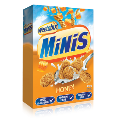 Weetabix Minis Crunch Honey Cereal (450gm)