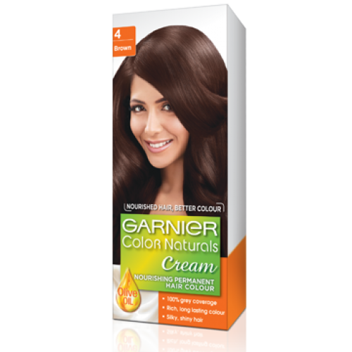 Garnier Color Naturals No. 4 (brown) - Hair Color & Dye 