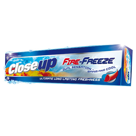 close up fire freeze