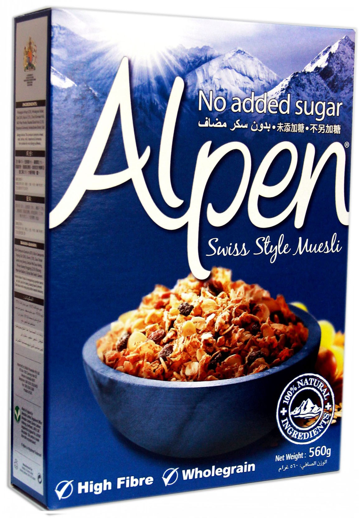 Alpen Muesli No Added Sugar Cereal (560gm) Breakfast Cereals Gomart.pk