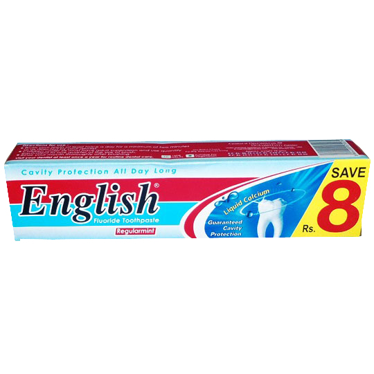 English ToothPaste (70gm) Oral Care Gomart.pk
