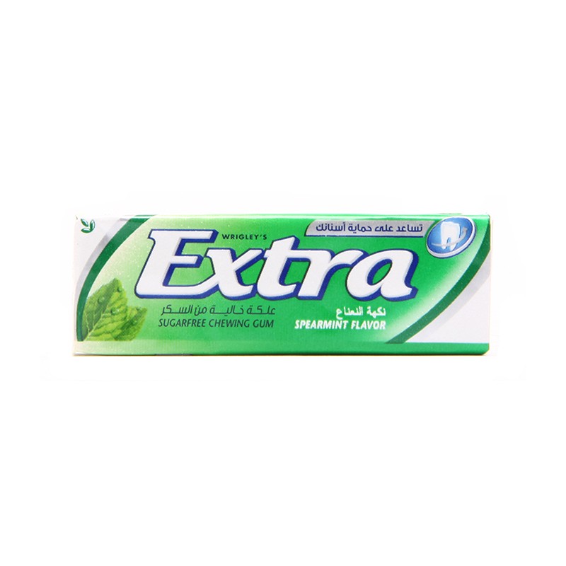 Extra Chewing Gum Spearmint (Pack Of 10) - Chocolates & Sweets | Gomart.pk