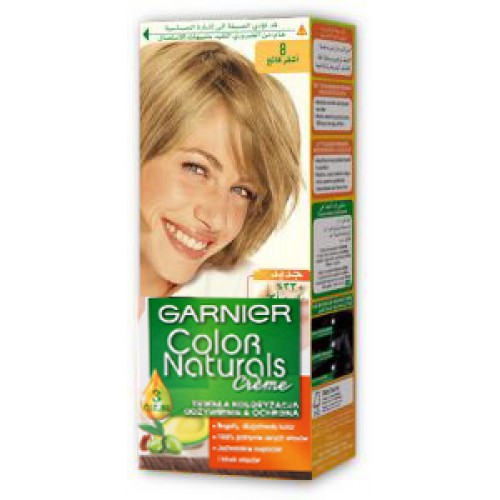 Garnier Color Naturals No. 8 (light Blonde) - Hair Color & Dye 