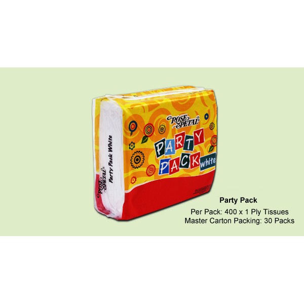 ROSE PETAL PARTY PACK WHITE (400s) Tissue papers Gomart.pk