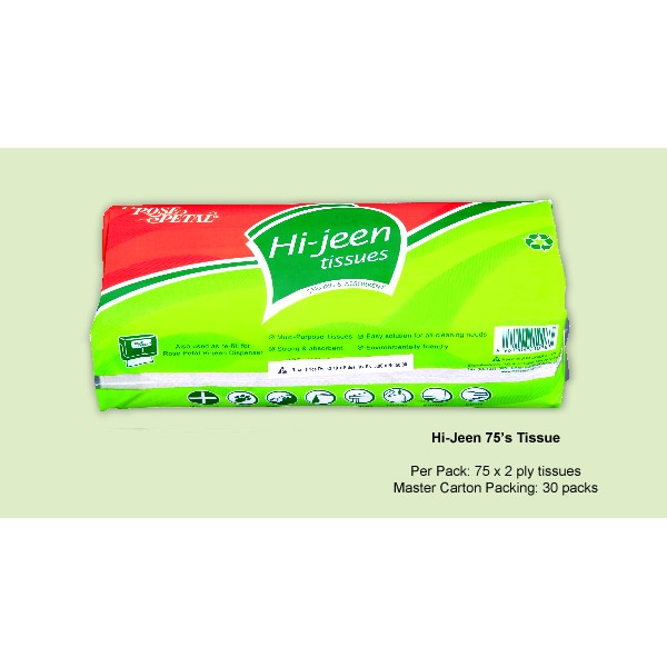 ROSE PETAL HIJEEN TISSUES (75s) Tissue papers Gomart.pk