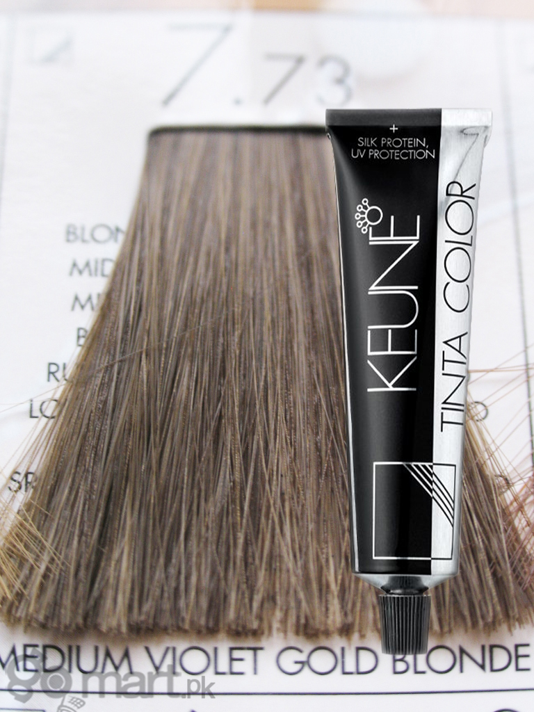 Keune Tinta Color Medium Violet Gold Blonde 7.73 - Hair Color &amp; Dye