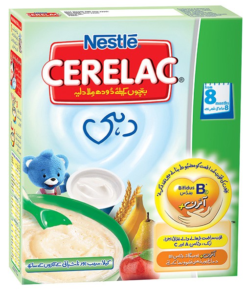 Nestle Cerelac Yogurt, Apple, Pear & Banana (175g) Baby Milk Gomart.pk