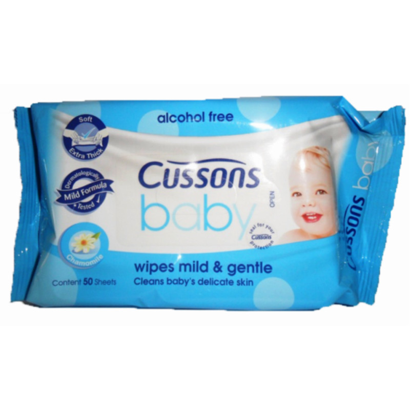 cussons sensitive wipes