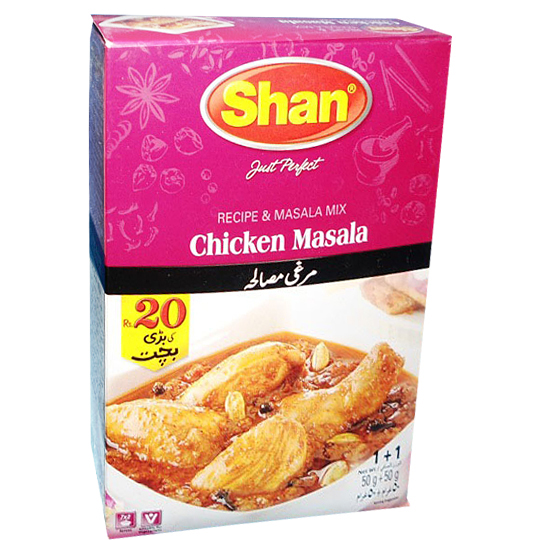 Shan Chicken Masala Economy Pack 100g Spices Gomart Pk