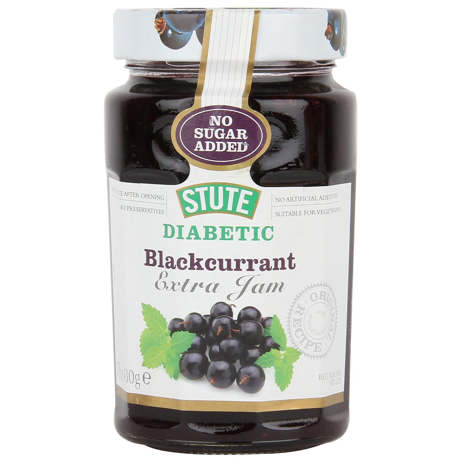 Stute Diabetic Blackcurrant Extra Jam (430gm) Jams, Jelly, Cheese