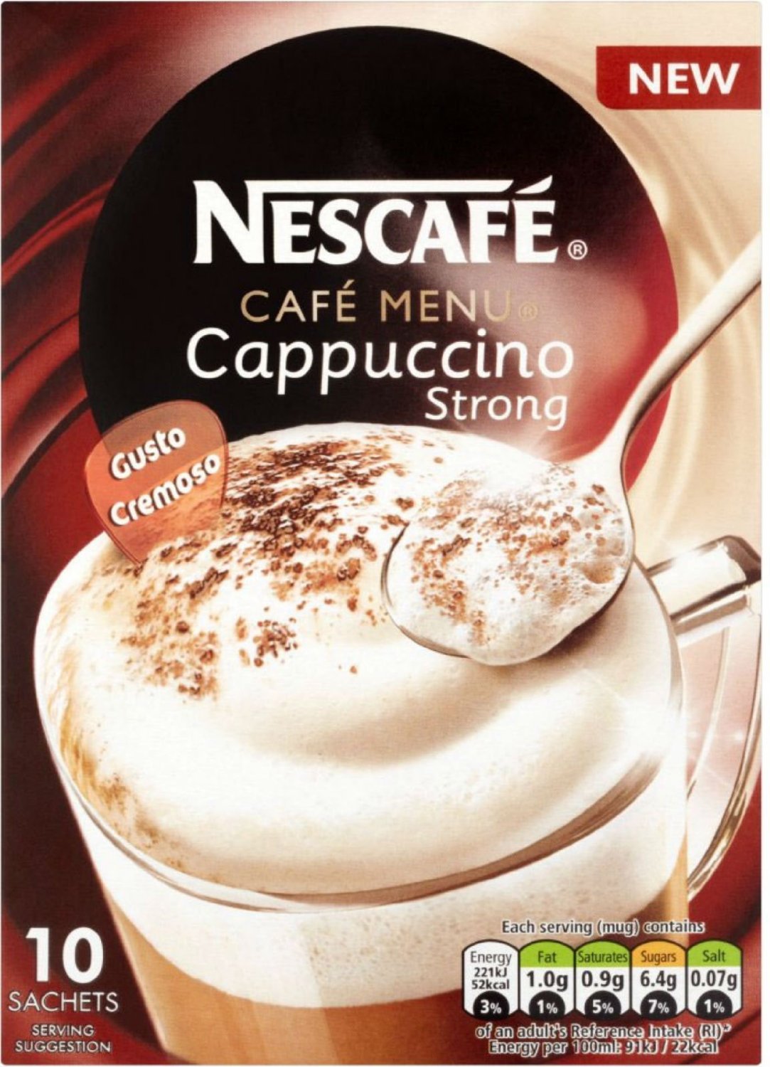 Nestle Nescafe Cappuccino Strong (145gm) Tea & coffee Gomart.pk