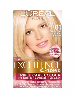 Loreal Excellence Creme 01 Ultra Light Natural Blonde Hair Color