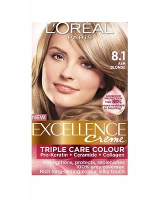Loreal Paris Excellence Creme  Ash Blonde - Hair Color & Dye 
