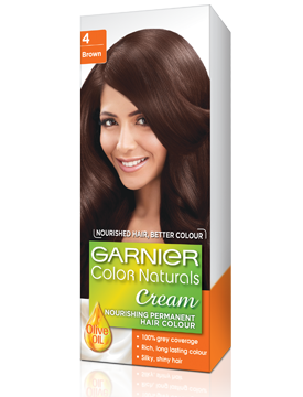 Garnier Color Naturals No. 4 (brown) - Hair Color & Dye 