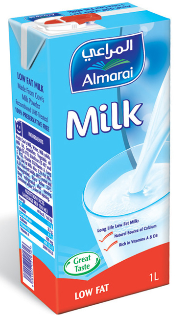 Almarai Milk Low Fat (1ltr) - Dairy Drinks | Gomart.pk